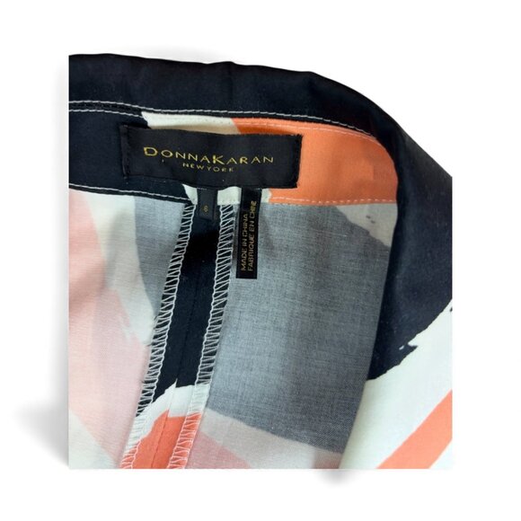 Donna Karan Salmon Tie Dress - Picture 2 of 3